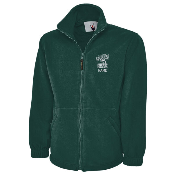 FOREST FAMILIES HEAVYWEIGHT FULL ZIP FLEECE WITH NAME Thumbnail