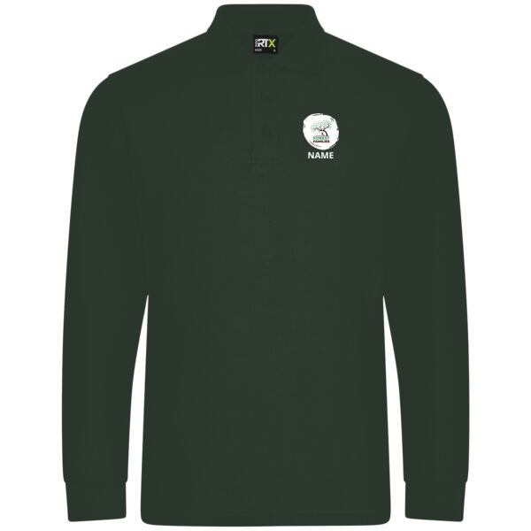 FOREST FAMILIES LONG SLEEVE POLO SHIRT WITH NAME Thumbnail